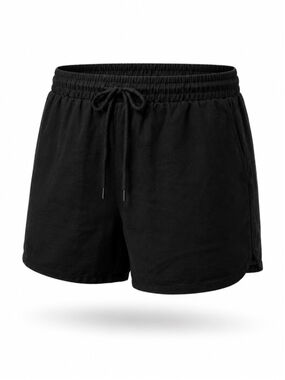 SHEIN Women's XL Black Drawstring Lounge / Athletic Shorts NWT